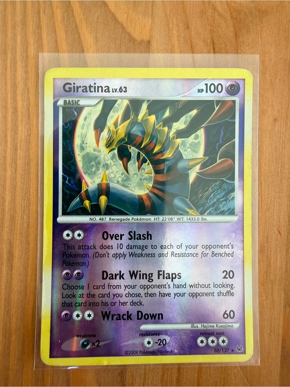 Giratina 10/127 Reverse Holo Pokemon Card
